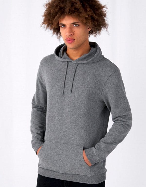 #hoodie b&c colore heather mid grey