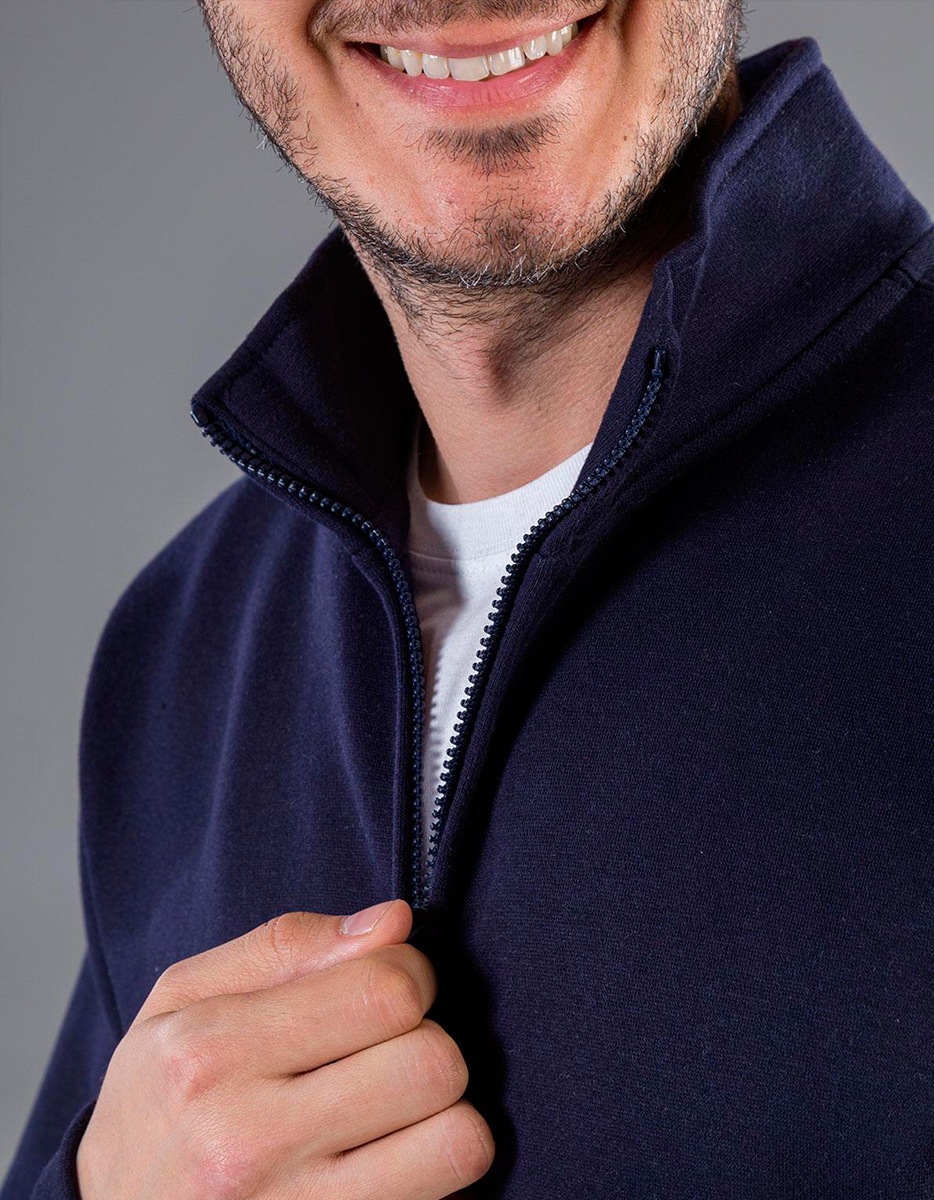 Jacket full zip black spider dettaglio zip