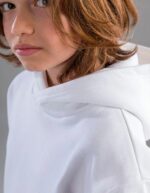 Hooded kids felpa cappuccio bambino black spider dettaglio cappuccio