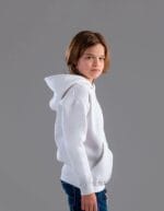 Hooded kids felpa cappuccio bambino black spider lato