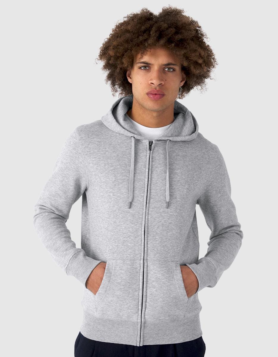 King zipped hood b&c