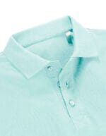 Men's pure organic polo russel dettaglio colletto