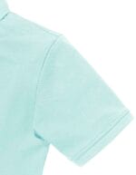 Men's pure organic polo russel dettaglio spalla