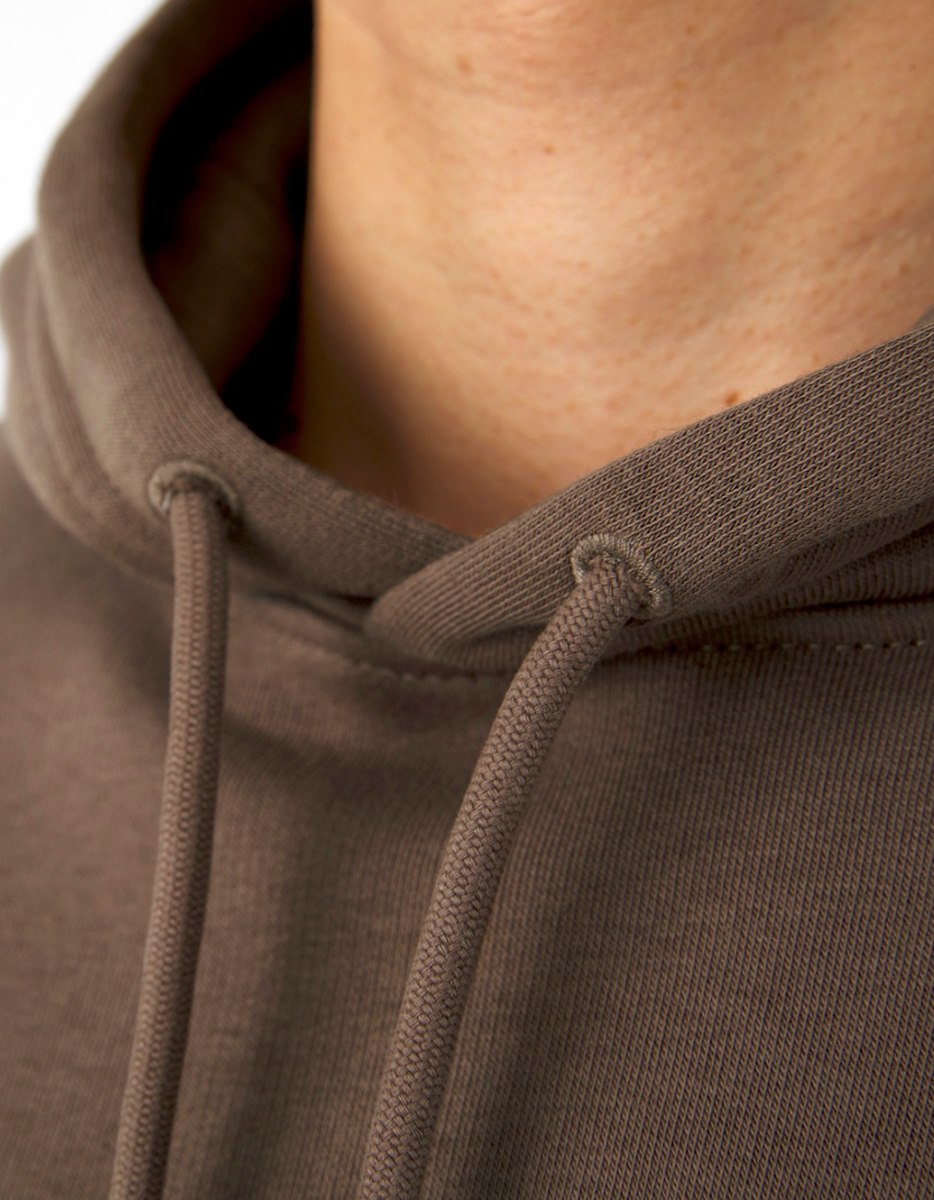 Organic hooded b&c dettaglio cappuccio