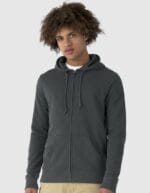 Organic zipped hood B&C