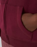 Queen zipped hood b&c dettaglio tasca