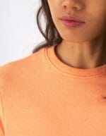 Set in women felpa girocollo donna b&c dettaglio colletto