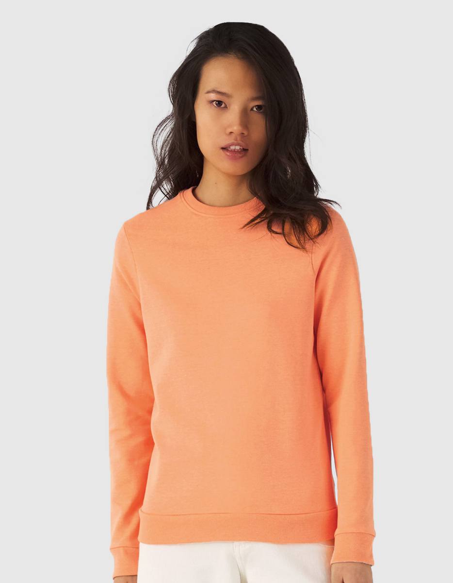 Set in women felpa girocollo donna b&c