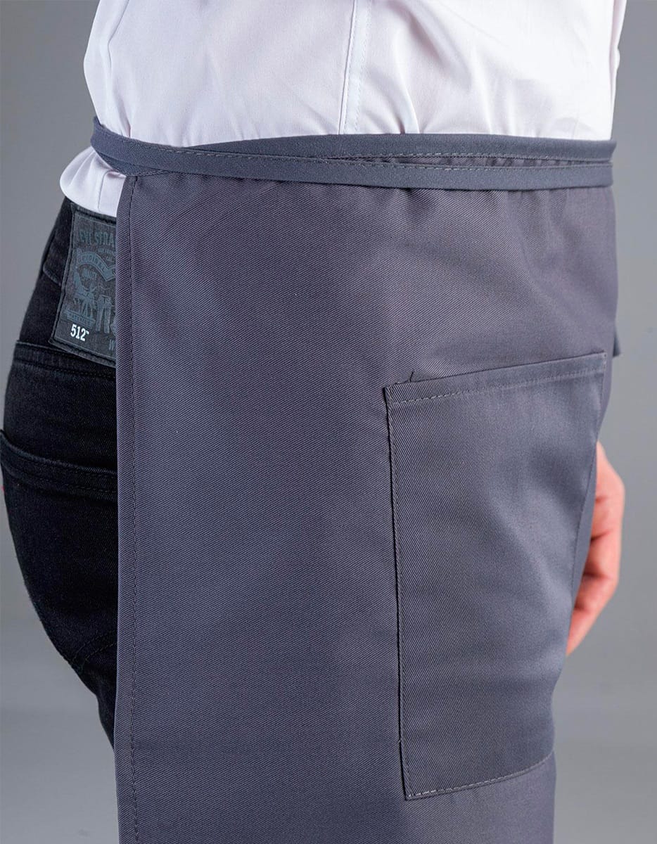 Grembiule bistrot colore italiano dettaglio lato