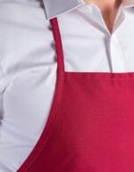 Grembiule premium senza tasche colore italiano dettaglio spallina