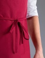 Grembiule premium senza tasche colore italiano dettaglio cintura