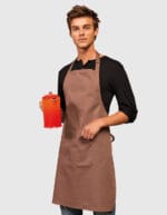 Colours bib apron pocket