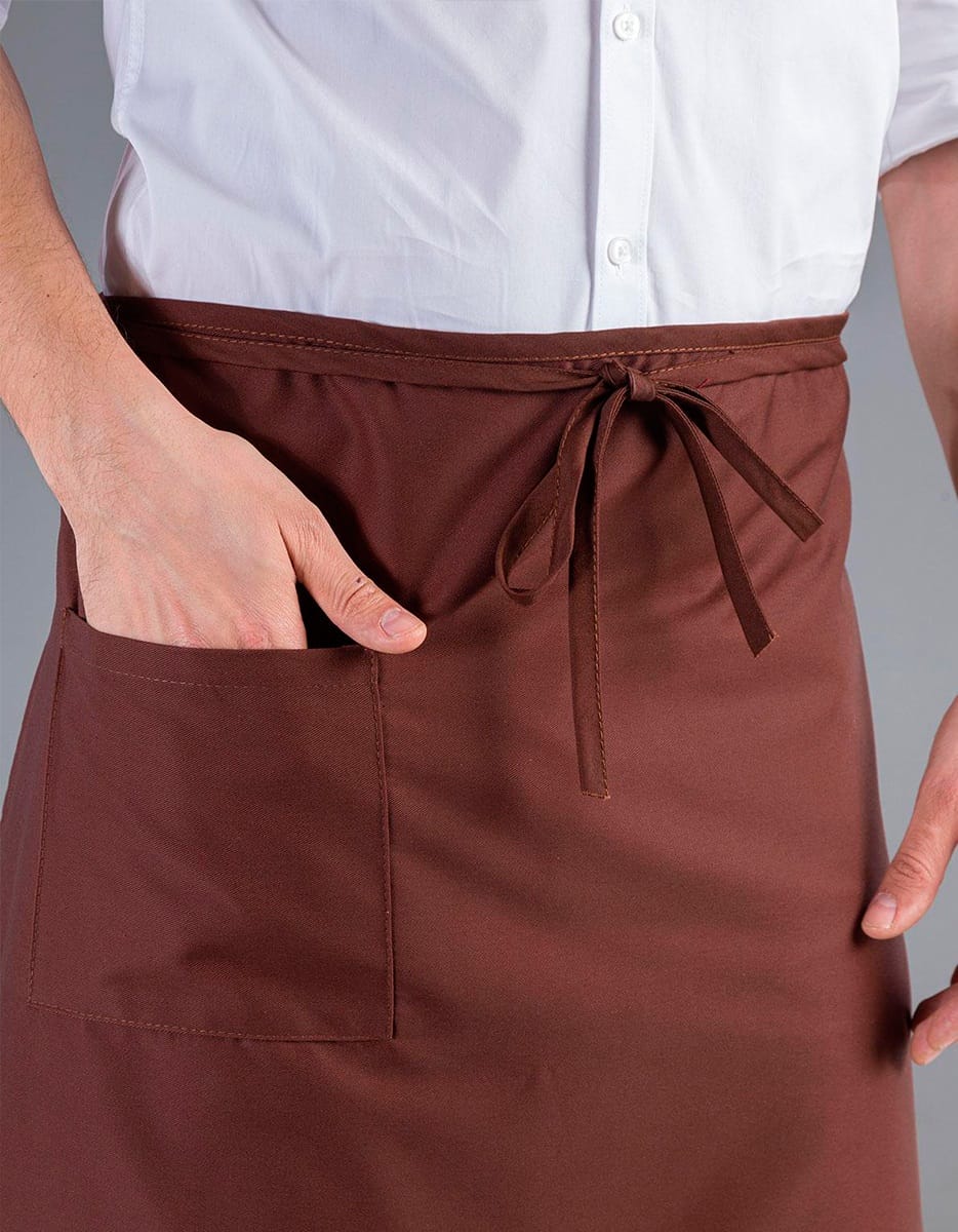 Gembiule lungo tablier colore italiano dettaglio tasca