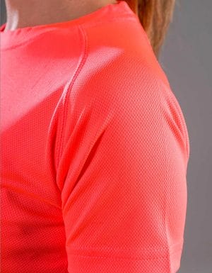 Maglietta donna in tessuto tecnico run t women sprintex dettaglio cucitura