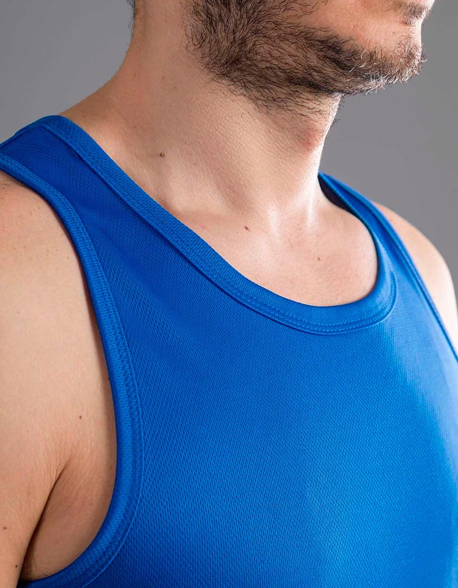 Canotta sportiva uomo running tank top sprintex dettaglio