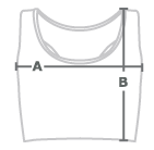 Misure taglie Top Sport Donna