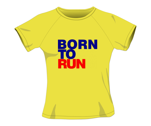 Maglietta tecnica donna born run