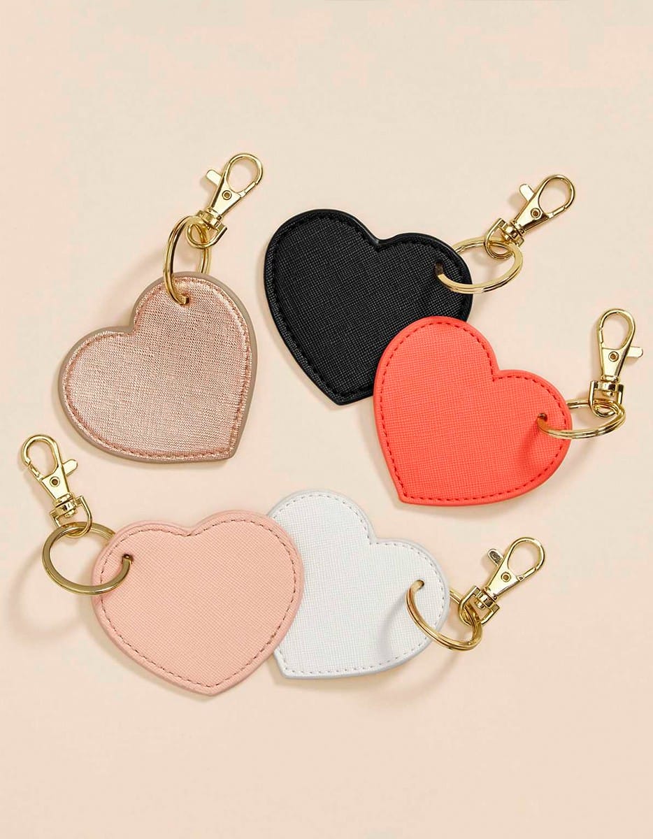 Portachiavi cuore boutique bagbase colori