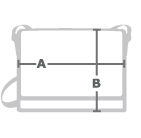 Dimensioni borsa a tracolla