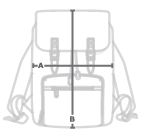 Misure zaino vintage laptop