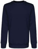 Felpa girocollo in french terry black spider retro