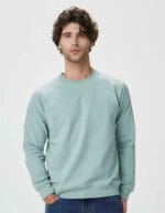 Felpa girocollo in french terry