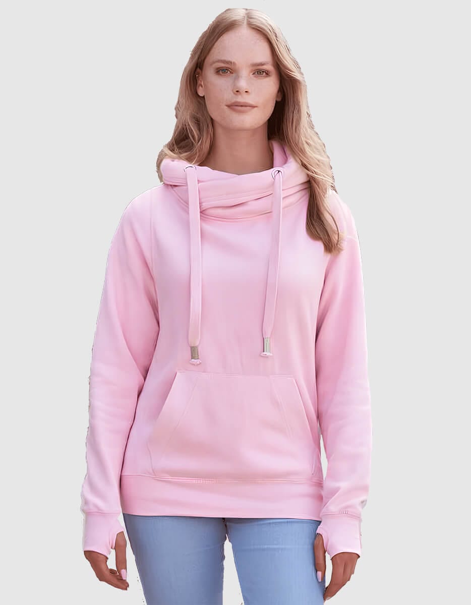 Cross Neck Felpa cappuccio pesante unisex - Eshirt.it