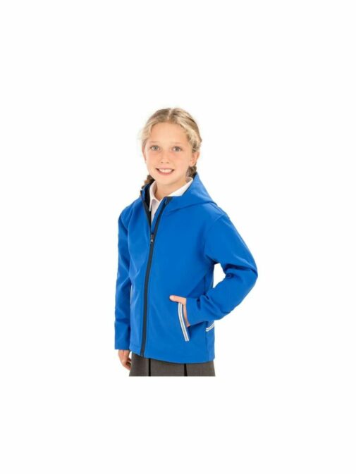 Softshell bambino con cappuccio - immagine 4