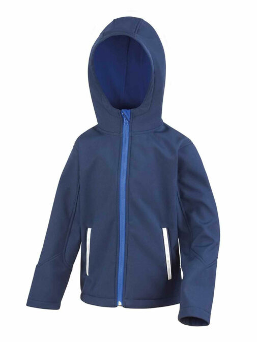 Softshell bambino con cappuccio - immagine 8