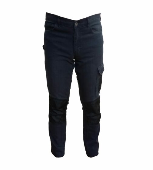 Pantalone jeans multitasche elasticizzato - immagine 7