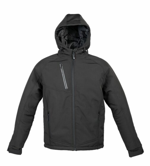 Softshell uomo cappuccio 3 strati - immagine 8