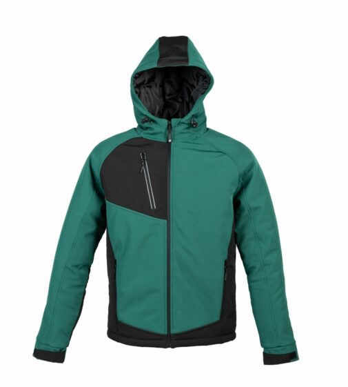 Softshell uomo cappuccio 3 strati - immagine 4