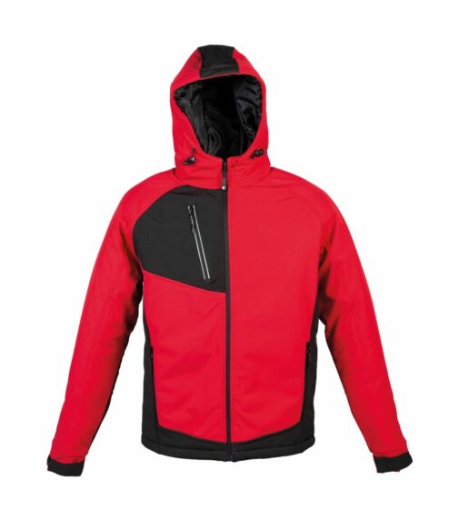 Softshell uomo cappuccio 3 strati - immagine 5