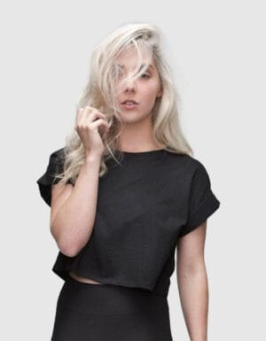 Top donna organic corto