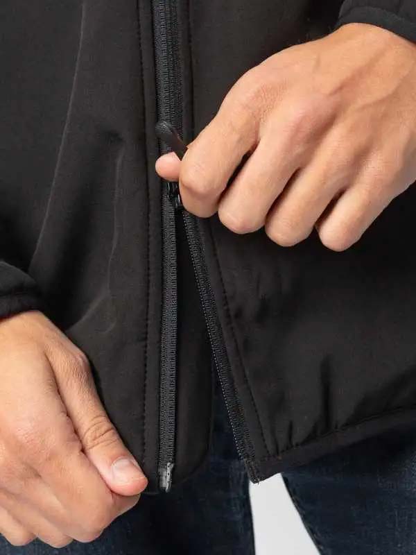 Parka in softshell 3 strati con cappuccio guardian - immagine 4