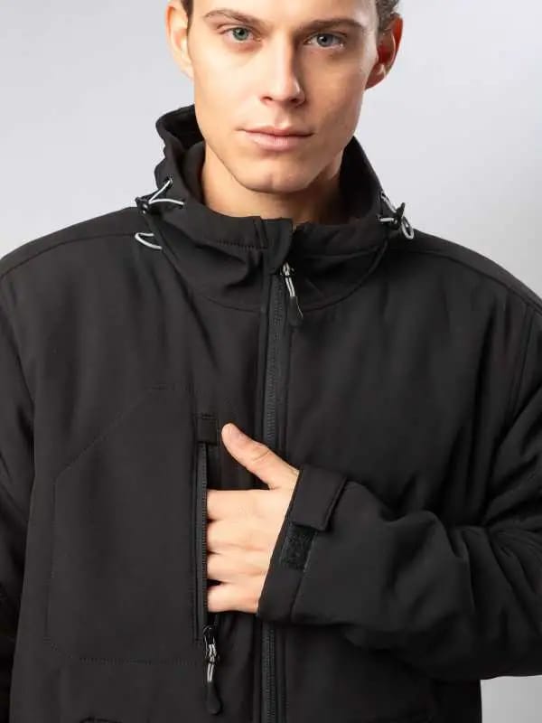 Softshell maschile 3 strati imbottito storm padded - immagine 2