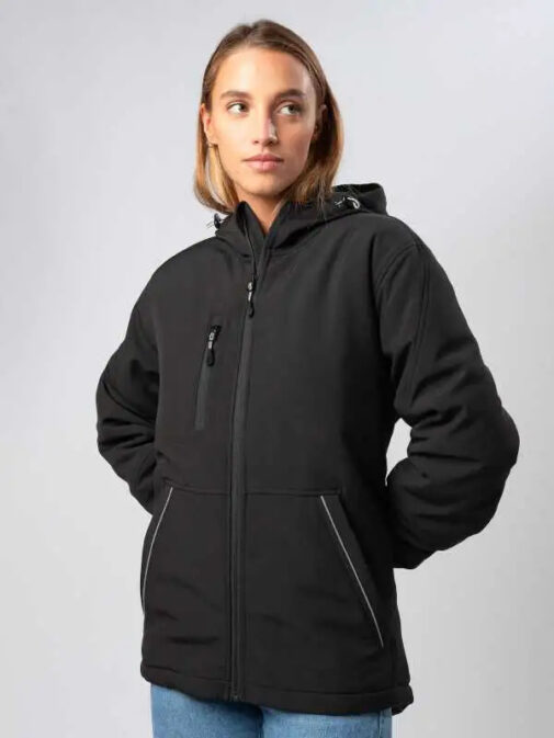 Softshell femminile 3 strati imbottito storm padded - immagine 2