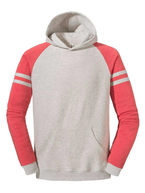 Felpa unisex cappuccio stile college - immagine 4