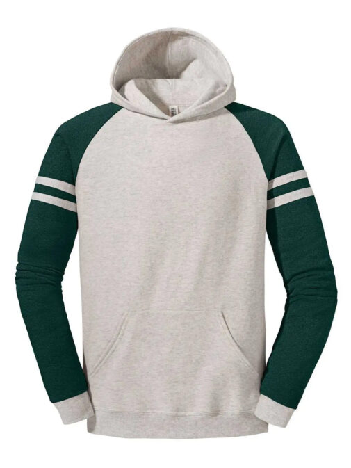 Felpa unisex cappuccio stile college - immagine 5