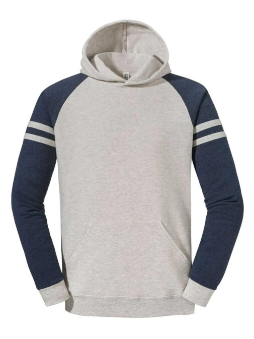 Felpa unisex cappuccio stile college - immagine 6