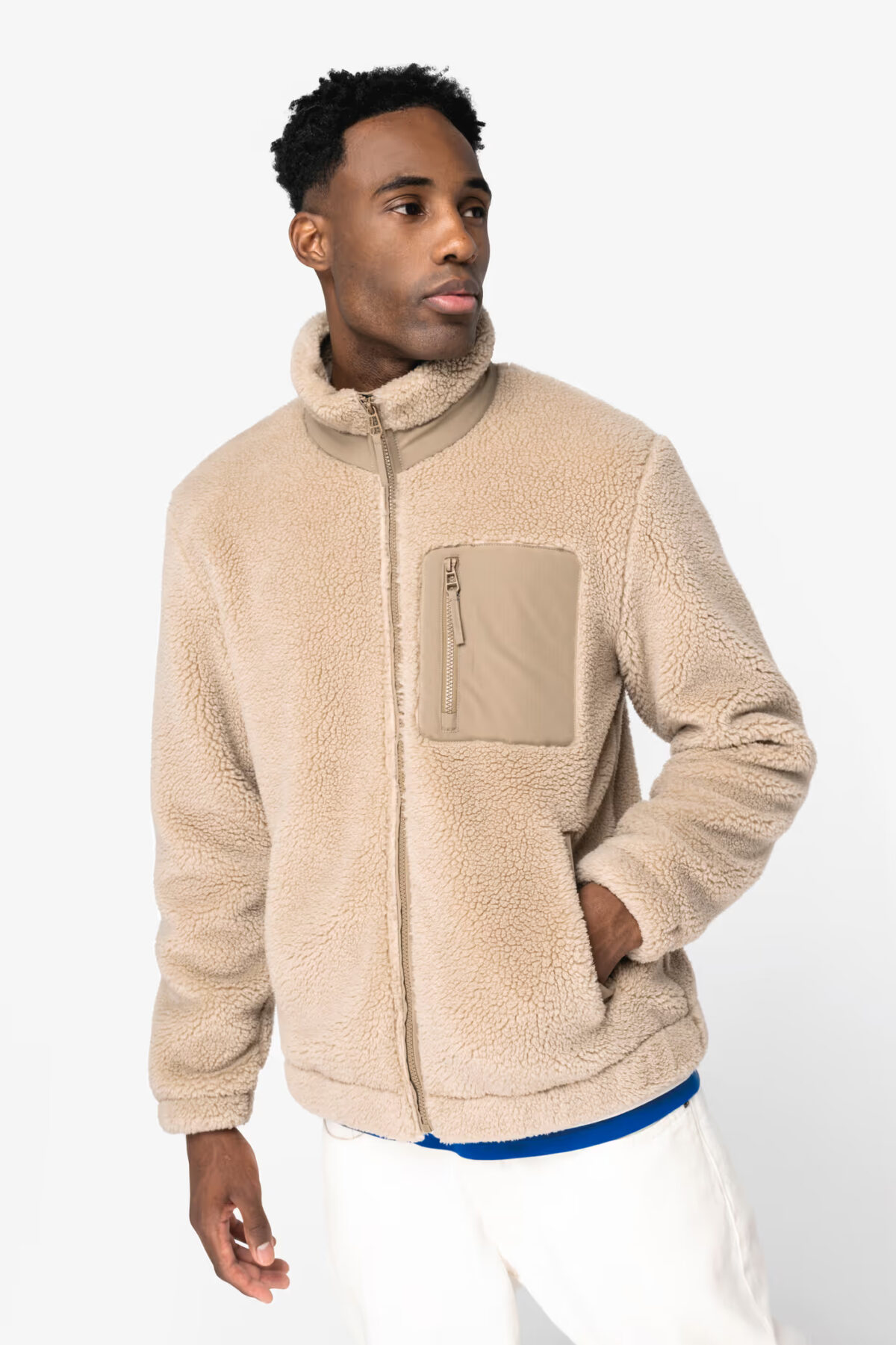 Giacca unisex ecosostenibile in sherpa - immagine 4