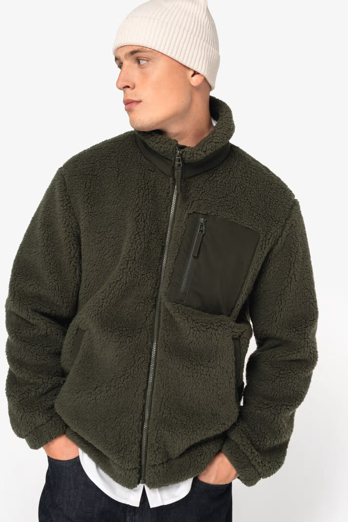 Giacca unisex ecosostenibile in sherpa - immagine 5