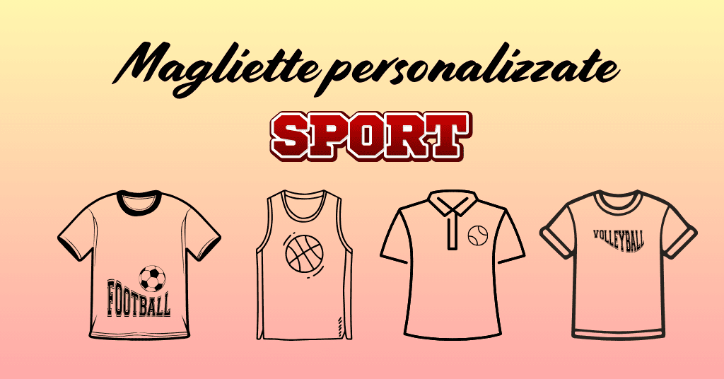 Magliette personalizzate sport