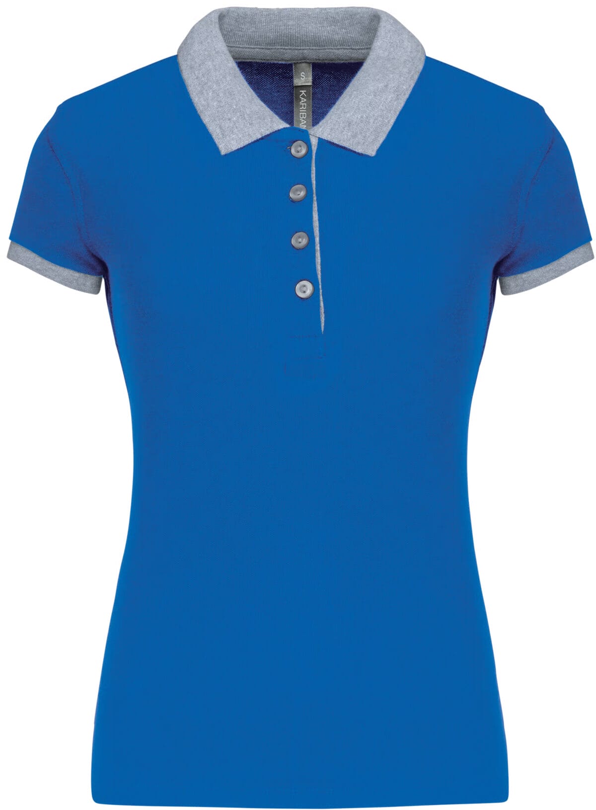 Polo piqué donna bicolore - immagine 10