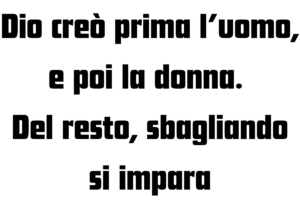 Sbagliando si impara