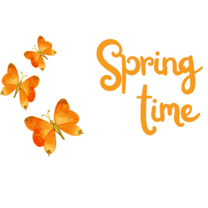 Spring time farfalle